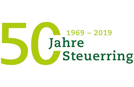 Jubiläumslogo: 50 Jahre Steuerring